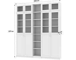 Изображение товара Книжный шкаф Билли 348 white ИКЕА (IKEA) на сайте adeta.ru