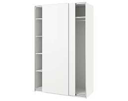 Изображение товара Шкаф купе Пакс Хасвик 15 white ИКЕА (IKEA) на сайте adeta.ru