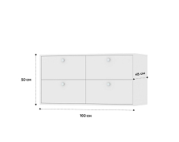 Изображение товара Комод Каллакс 14 white ИКЕА (IKEA) на сайте adeta.ru